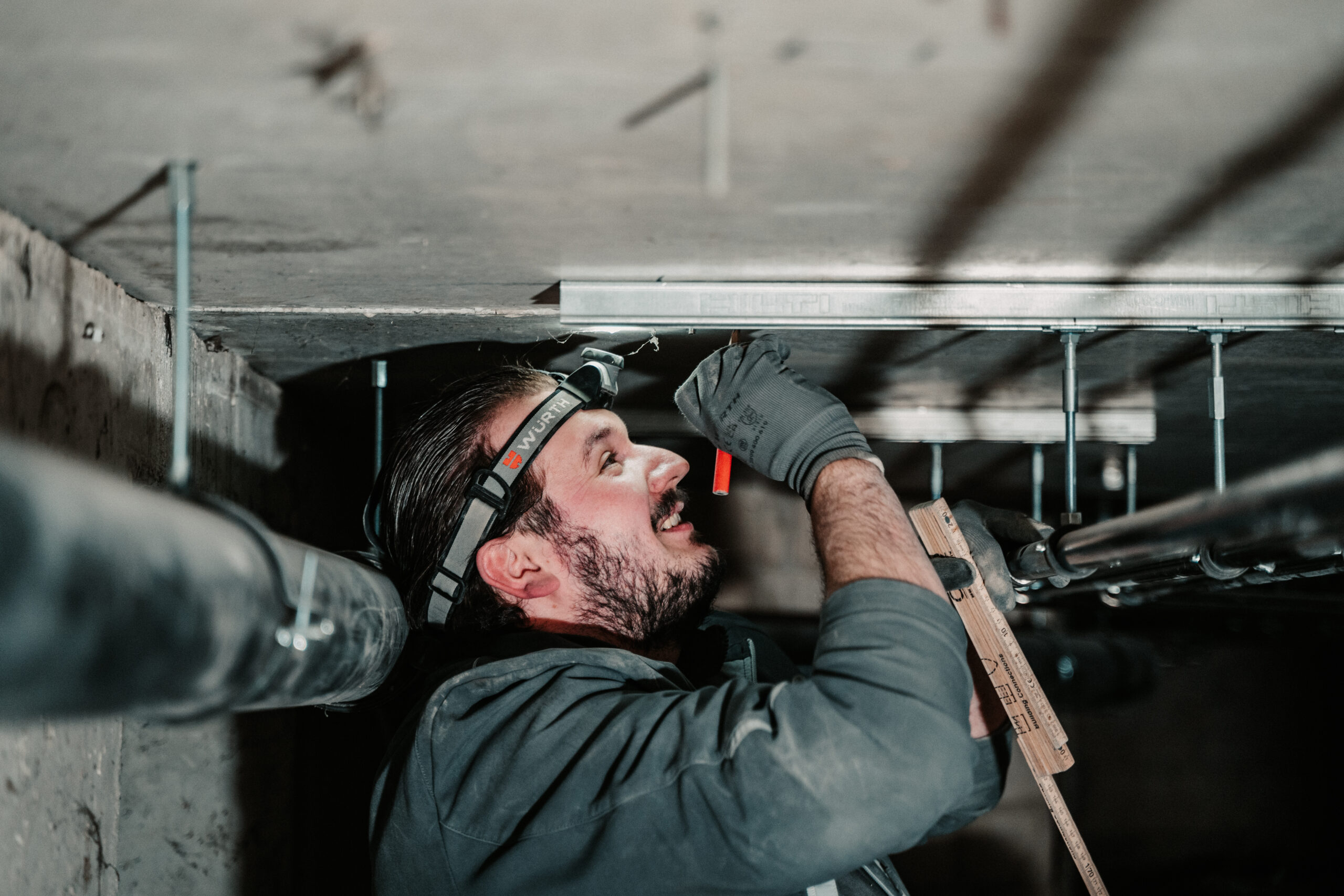Professionelles Fotoshooting in der Werkstatt